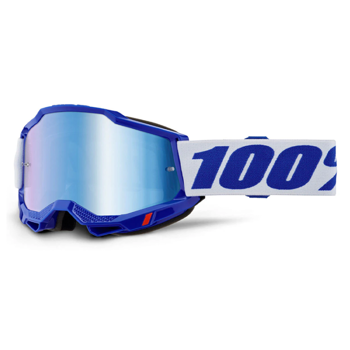 Lunettes 100% accuri 2 bleu iridium bleu | Oxmoto