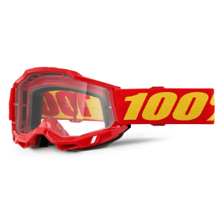 Lunettes 100% accuri 2 enduro rouge | Oxmoto