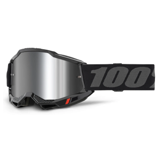 Lunettes 100% accuri 2 noir iridium argent | Oxmoto