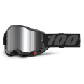 Lunettes 100% accuri 2 noir iridium argent | Oxmoto