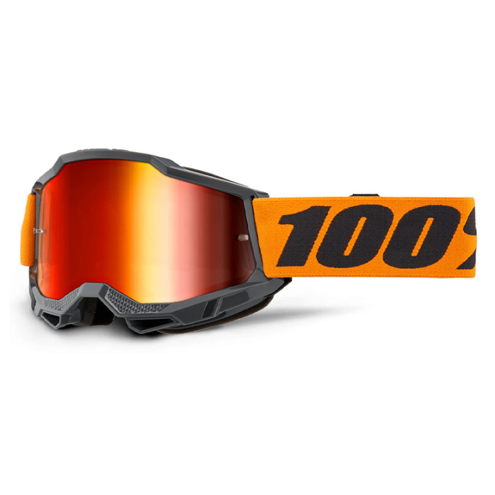 Lunettes 100% accuri 2 orange iridium rouge | Oxmoto