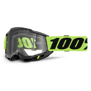 Lunettes 100% accuri 2 otg jaune fluo | Oxmoto