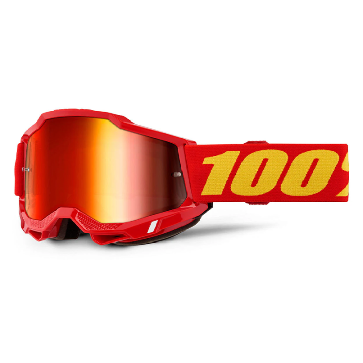 Lunettes 100% accuri 2 rouge iridium rouge | Oxmoto