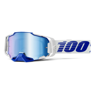 Lunettes 100% armega bleu iridium bleu | Oxmoto