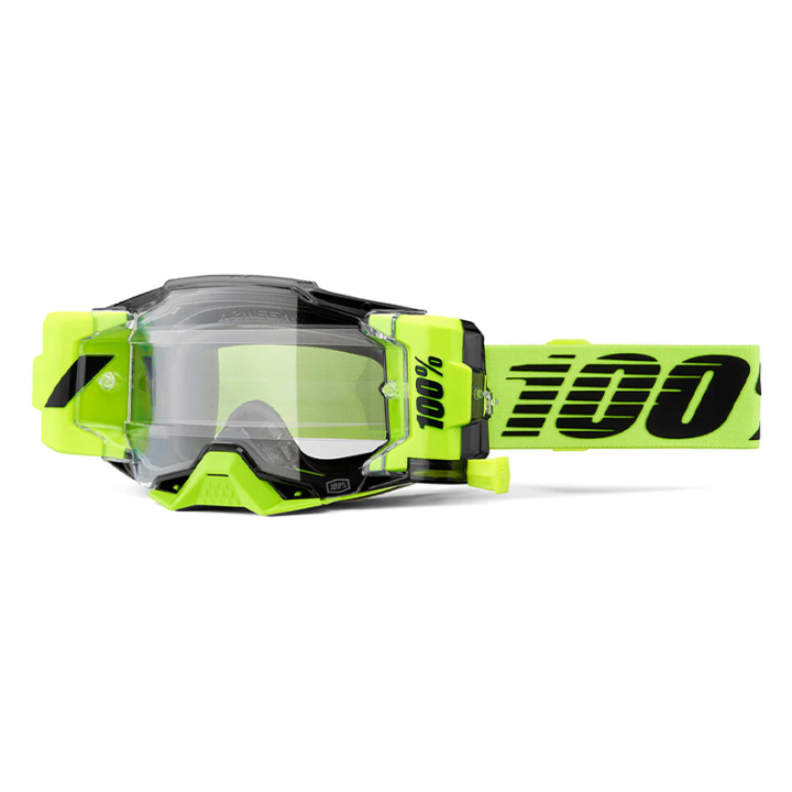 Lunettes 100% armega forecast jaune | Oxmoto
