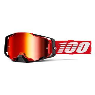 Lunettes 100% armega rouge iridium rouge | Oxmoto