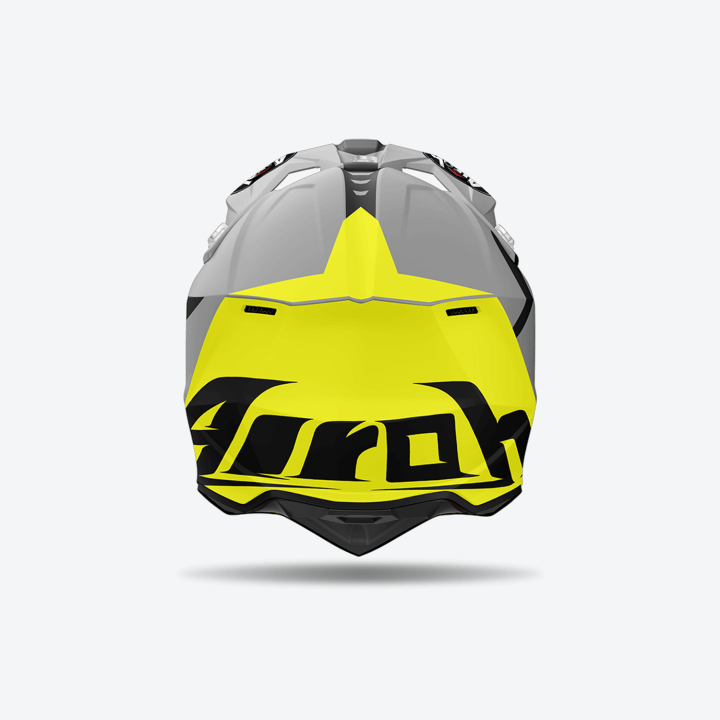 Casque Airoh wraaap reloaded jaune mat 2024 | Oxmoto