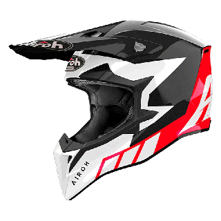 Casque Airoh wraaap reloaded rouge 2024 | Oxmoto