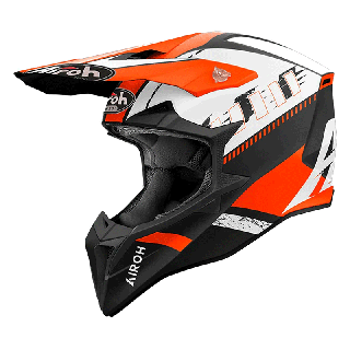Casque Airoh wraaap feel orange mat 2024 | Oxmoto