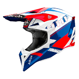Casque Airoh wraaap feel bleu/rouge 2024 | Oxmoto