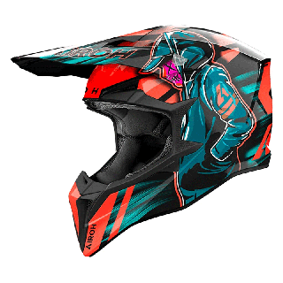 Casque Airoh wraaap cyber orange 2024 | Oxmoto