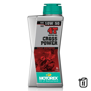 Huile moteur Motorex cross power 4T - 10w50 1L | Oxmoto