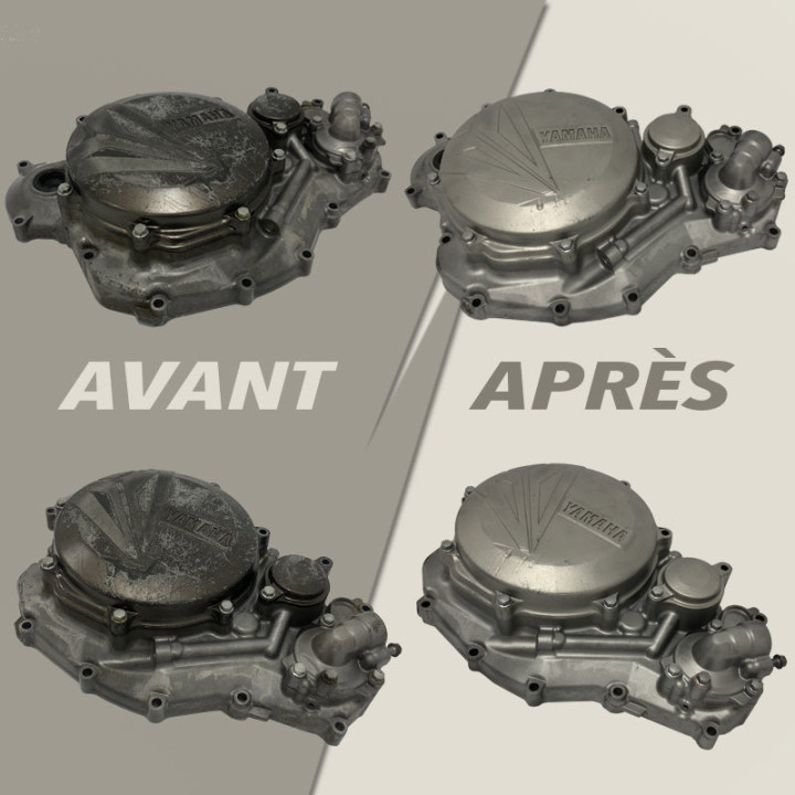 Microbillage de pièces moteur et partie-cycle moto | Oxmoto