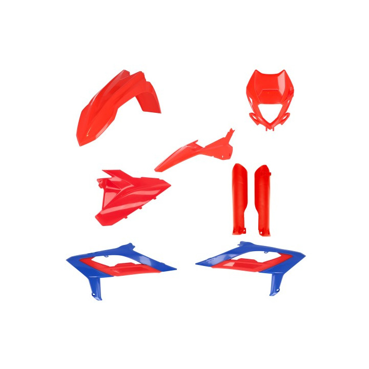 Kit plastiques complet Beta 2023/2024 bleu/rouge | Oxmoto