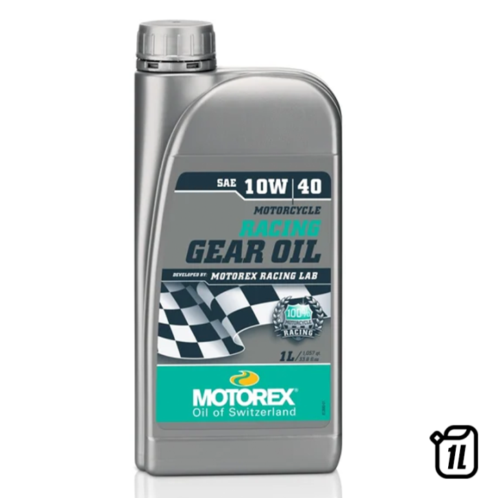 Huile de boite Motorex racing gear oil - 10w40 1L | Oxmoto
