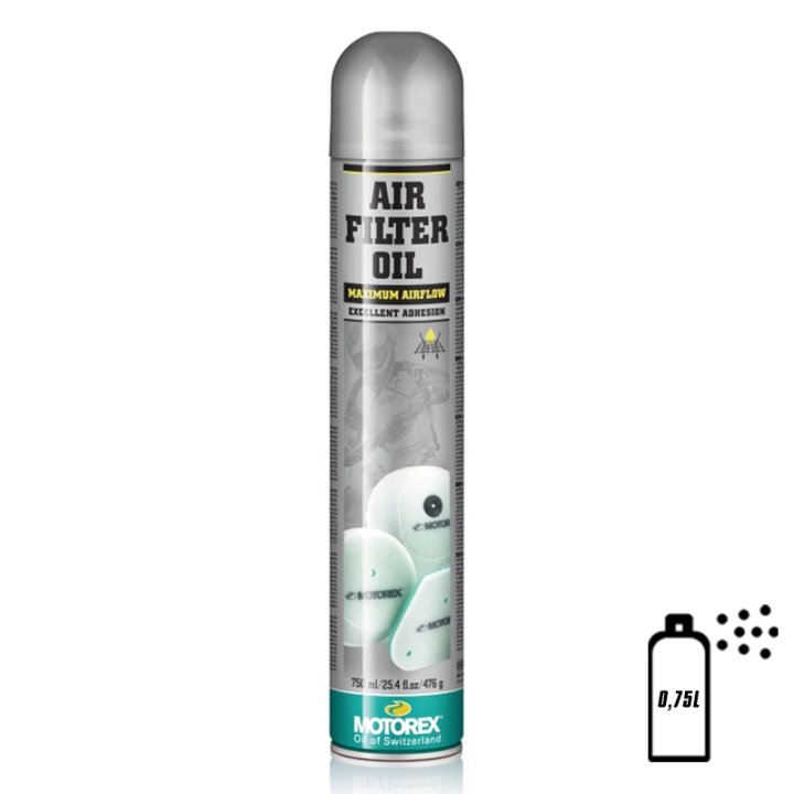 Huile filtre à air Motorex air filter 206 - spray 750ml