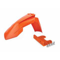Garde-boue avant Polisport restylé orange avec adaptateur KTM