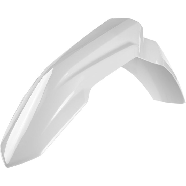 Garde-boue avant Polisport blanc restylé Honda 125/250 cr