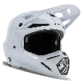 Casque FOX v3 rs carbon solid blanc 2025 | Oxmoto