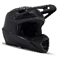 Casque FOX v3 solid noir mat | Oxmoto