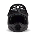 Casque FOX v3 rs carbon solid noir mat | Oxmoto