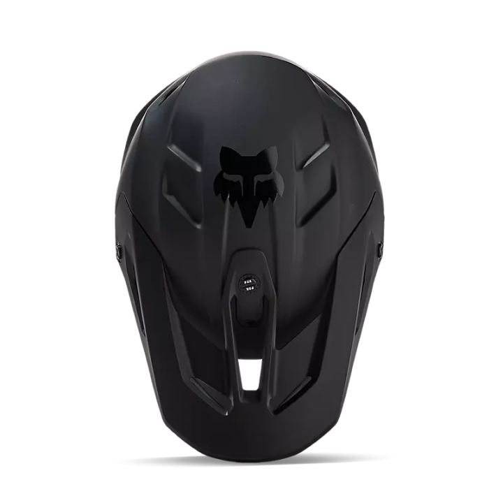 Casque FOX v3 solid noir mat | Oxmoto
