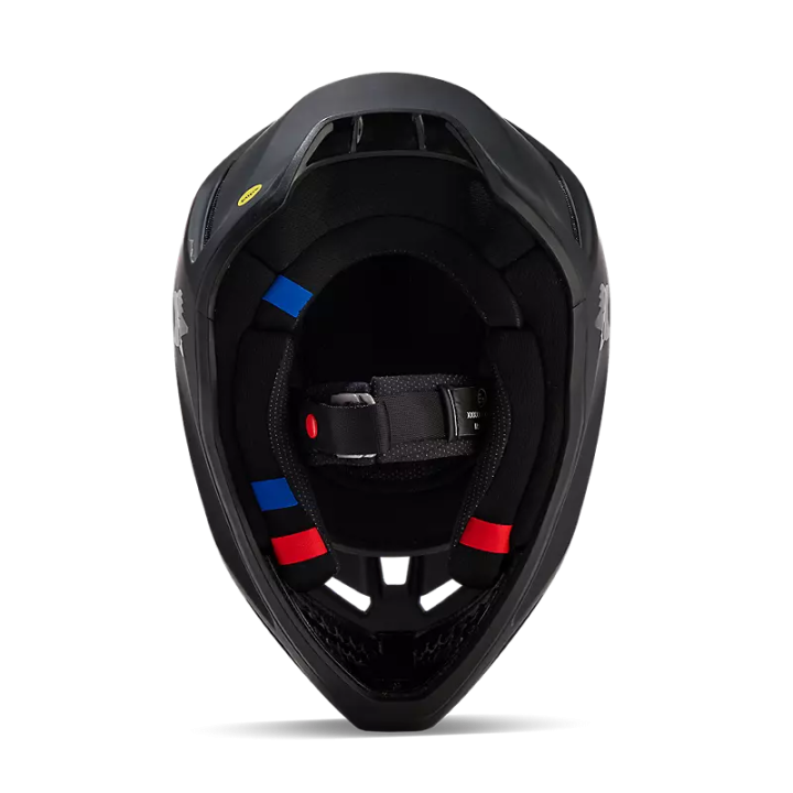 Casque FOX v3 solid noir mat | Oxmoto