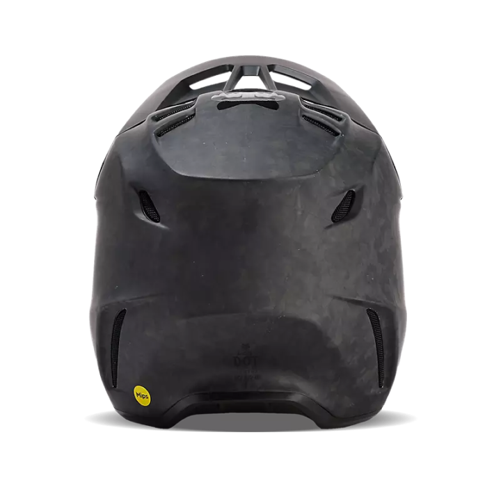 Casque FOX v3 rs carbon solid noir mat | Oxmoto