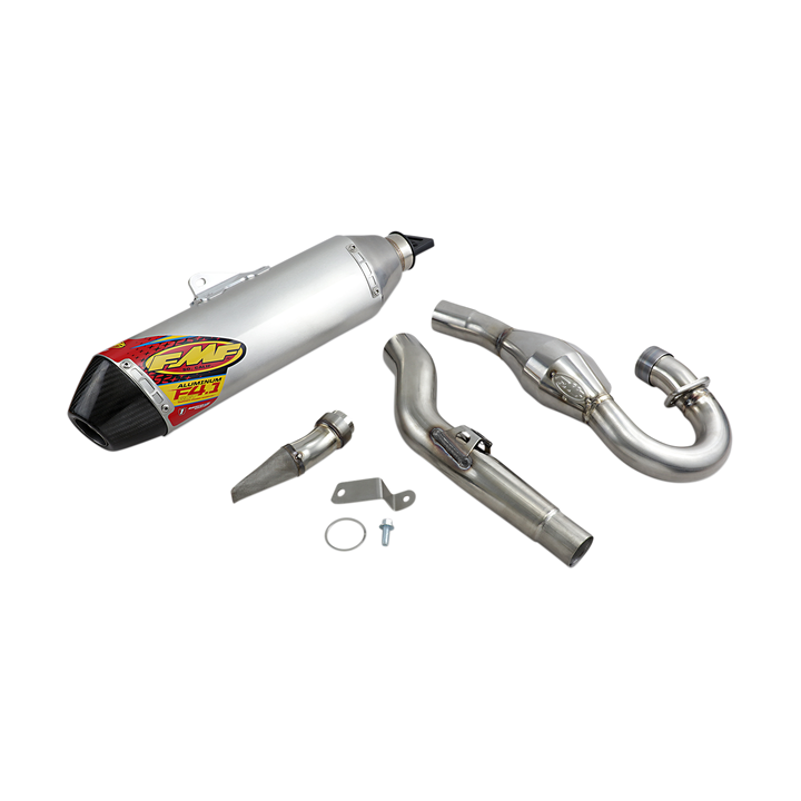Ligne complète FMF inox 4.1 megabomb embout carbone Kawasaki 450 kx 19-23