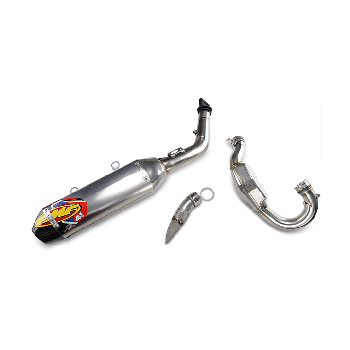 Ligne complète FMF inox 4.1 megabomb embout carbone KTM 250 sx-f 19-22