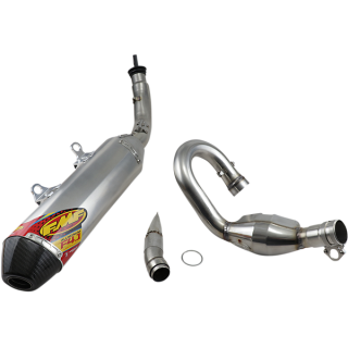 Ligne complète FMF inox 4.1 megabomb embout carbone KTM 450 sx-f 19-23