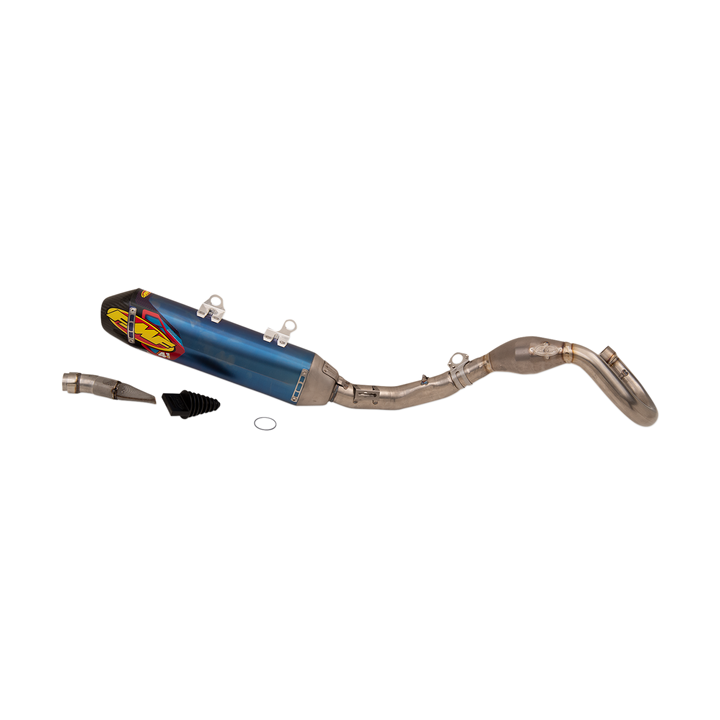 Ligne complète FMF titane 4.1 megabomb embout carbone KTM 450 sx-f 19-22