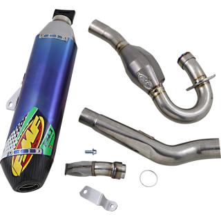 Ligne complète FMF titane 4.1 megabomb embout carbone Kawasaki 450 kx 19-23