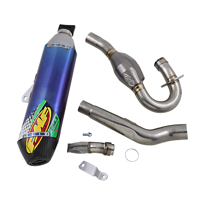 Ligne complète FMF titane 4.1 megabomb embout carbone Kawasaki 450 kx 19-23