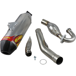 Ligne complète FMF inox 4.1 megabomb embout carbone Kawasaki 250 kx-f 17-20