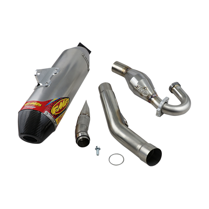 Ligne complète FMF inox 4.1 megabomb embout carbone Kawasaki 250 kx-f 17-20