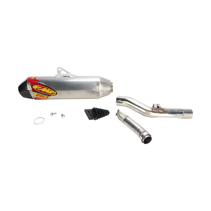 Silencieux FMF inox 4.1 embout carbon Kawasaki 450 kx-f 16-18