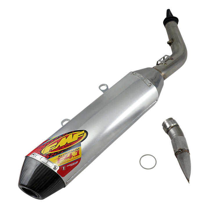 Silencieux FMF inox 4.1 embout carbon KTM 350/450 sx-f 18-22