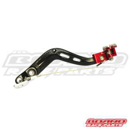 Pédale de frein Boano Beta rr noir/rouge | Oxmoto