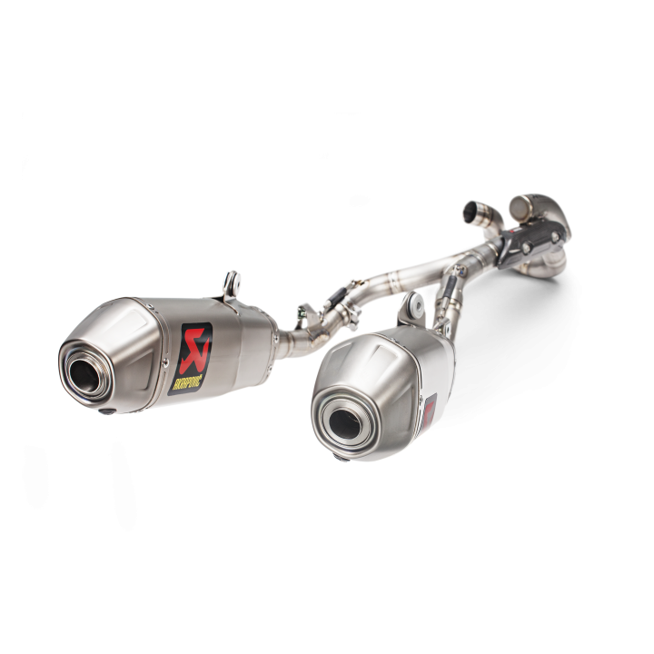 Ligne complète d'échappement Akrapovic racing inox Honda 450 cr-f 17-20