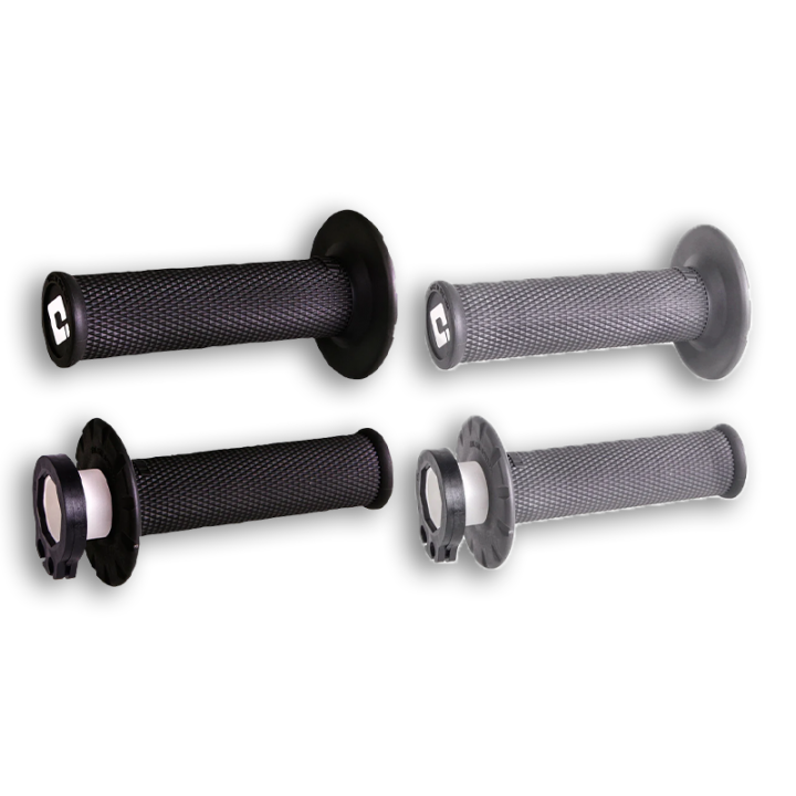 Revêtements ODI MX V2 Lock-On sans gaufrage H36NWH | Oxmoto