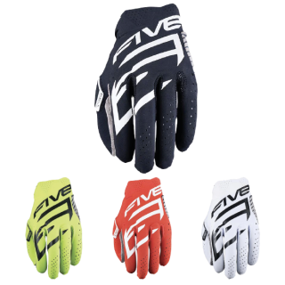 Gants Five mxf race 2024 jaune/blanc | Oxmoto