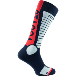 Chaussettes Sidi rapidus - noir/gris/rouge | Oxmoto