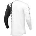 Maillot Thor prime analog noir/blanc 2024 | Oxmoto