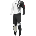 Maillot Thor prime analog noir/blanc 2024 | Oxmoto