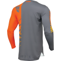 Maillot Thor prime analog gris/orange 2024 | Oxmoto