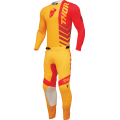 Maillot Thor prime analog lemon/rouge 2024 | Oxmoto