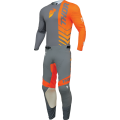 Maillot Thor prime analog gris/orange 2024 | Oxmoto