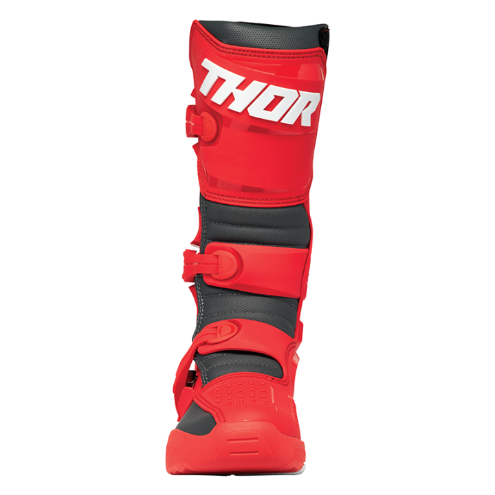 Bottes Thor blitz xr mx rouge/anthracite 2025 | Oxmoto