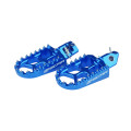 Repose-pieds alu Scar evolution bleu | Oxmoto